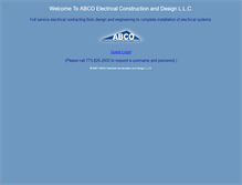 Tablet Screenshot of abcoelectric.com